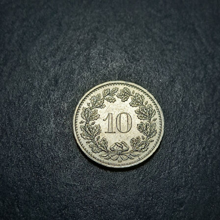 Escoines Koleksiyon 3996368f3caff528f0 1991 İsviçre 10 Rappen eski yabancı madeni para