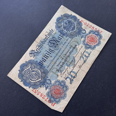 Escoines 3996368f3e166122f1 1914 Berlin P serisi 20 Mark ÇT