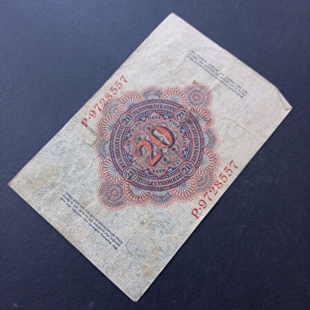 Escoines 3996368f3e166122f1 1914 Berlin P serisi 20 Mark ÇT