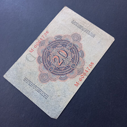 Escoines 3996368f3eec02d93f 1914 Almanya Berlin M serisi 20Mark ÇT