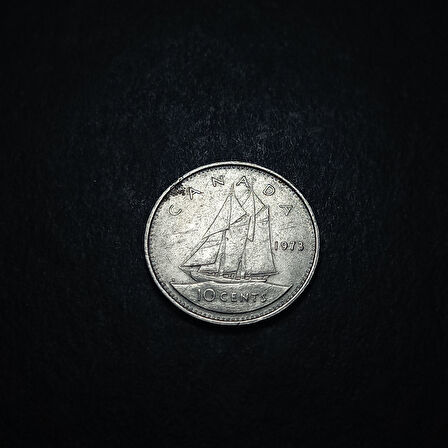 Escoines Koleksiyon 3996368f405185faef 1973 Kanada 10 Cent Nikel çt eski yabancı madeni para