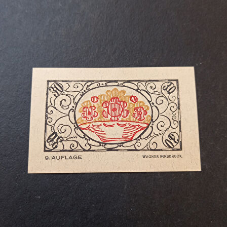 Escoines 3996368f406cec0f77 1921 Almanya 9.AUFLAGE Nortgeld