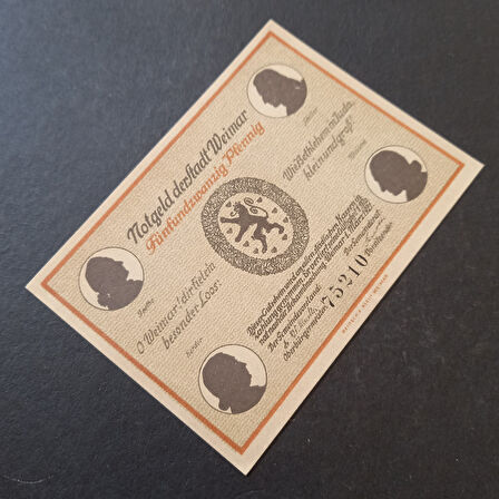 Escoines 3996368f4073fd627c 1921 Almanya 25 pfening Notgeld