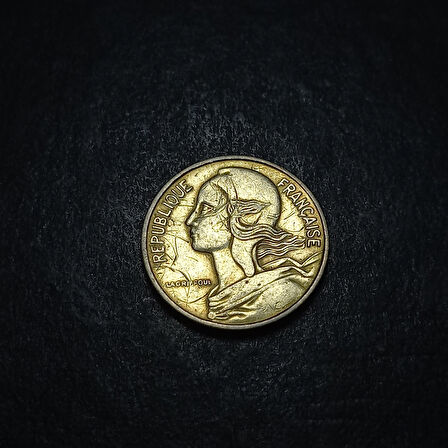 Escoines Koleksiyon 3996368f417af8ade2 1986 Fransa 5 cetimes çt eski yabancı madeni para