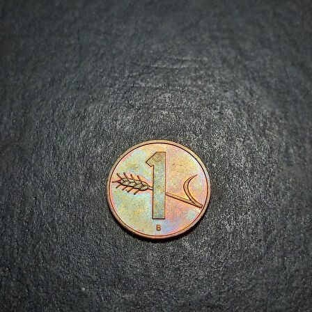 Escoines Koleksiyon 3996368f41b35128c8 1989 B 1 helvetia İsviçre frangı 1 rappen Bronz çil para