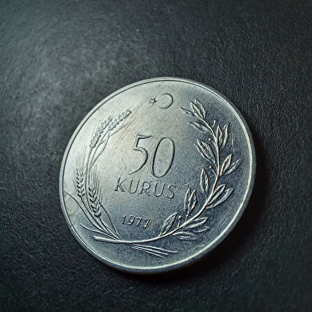 Escoines Koleksiyon 3996368f5633ebfa67 1977 Akmonital 50 Kuruş ÇA/ÇİL eski madeni para