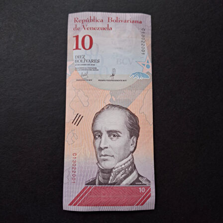 Escoines 3996368f620ef58e31 2018 Venezuela 10Bolivar ÇİL