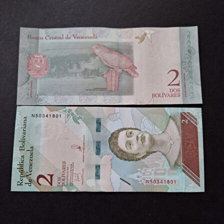 Escoines 3996368f6b863e7679 2018 Venezuela 2 Bolivar ÇİL