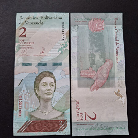 Escoines 3996368f6b863e7679 2018 Venezuela 2 Bolivar ÇİL