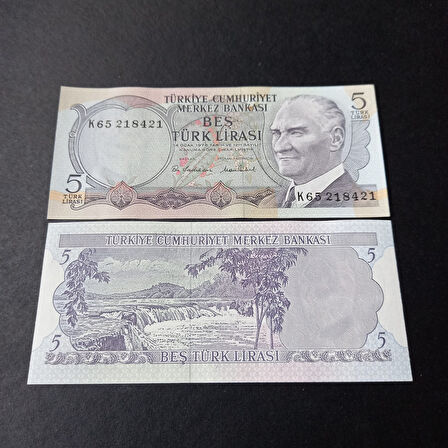 Escoines 3996368f6c5cb7c3c2 6.Emisyon 5türk-lirası K65 serisi ÇİL