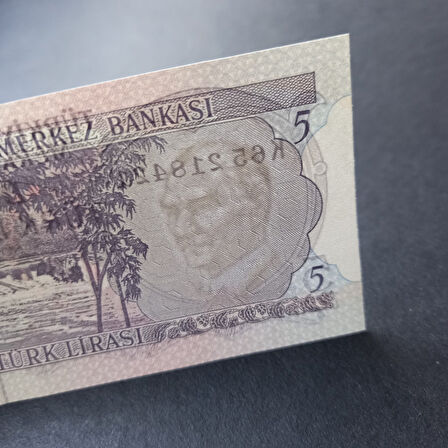 Escoines 3996368f6c5cb7c3c2 6.Emisyon 5türk-lirası K65 serisi ÇİL