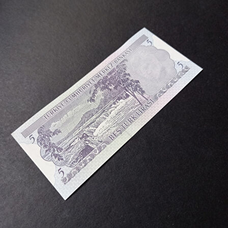 Escoines 3996368f6c5cb7c3c2 6.Emisyon 5türk-lirası K65 serisi ÇİL
