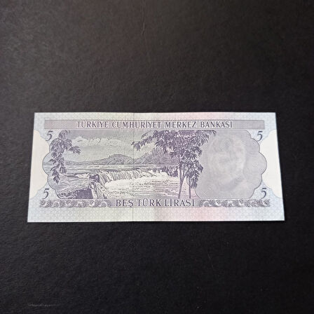 Escoines 3996368f6c7bdf1d6d 6.Emisyon 5Türk-Lirası J82-300021 Seri Numara CA