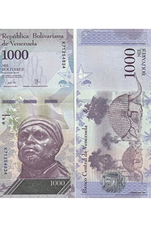 Escoines 3996368f812f26b728 2017 Venezuela 1000Bolivar Çil