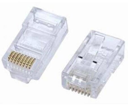 Rj45 Jack Cat5e İnternet Kablo Caki Jak (100 Adet)