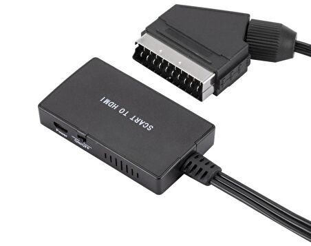 Scart To Hdmi 1080p AV Video Çevirici Dönüştürücü Adaptör