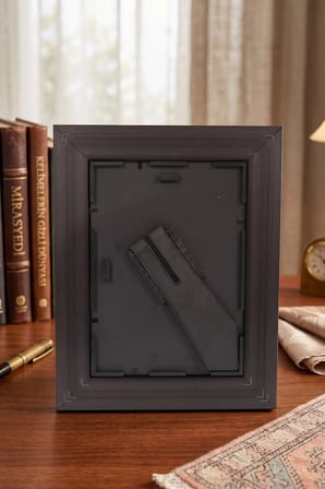 Elit Seri 10 x 15 Siyah Fotoğraf Çerçevesi Camlı Dekoratif Duvar&Masa Plastik Çerçeve