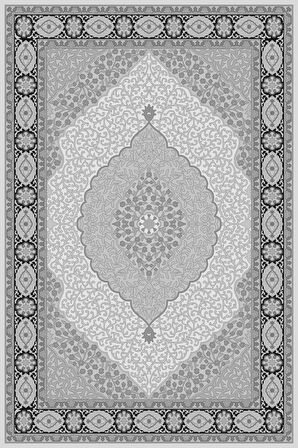 Pamuk Dokuma Taban Kaymaz Yıkanabilir Klasik Desenli  Salon Halısı Mutfak Halısı Koridor Halısı