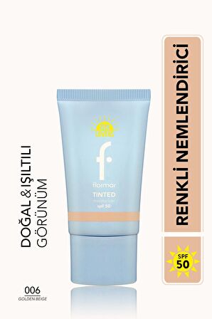 Flormar Sun Lovers Nemlendirici Etkili & Doğal Bitişli Renkli Güneş Koruyucu Spf50-006 Golden Beıge
