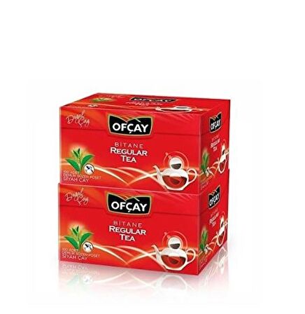 Ofçay Demlik Regular Tea 3,2 Gr X 100 Ad 2 li Paket