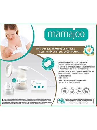 Mamajoo USB Tekli Elektrikli Göğüs Pompası MMJ2841