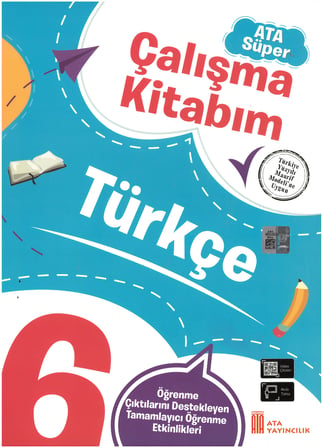 6. Sınıf Ata Süper Türkçe - Matematik - Fen Bilimleri - Sosyal Bilgiler Çalışma Kitabım Seti