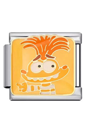 Ters Yüz Serisi 9 Mm Paslanmaz Çelik Italyan Bileklik Charmı