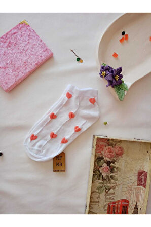 3 ÇİFT PATİK ÇORAP DİKİŞSİZ KADIN PAMUKLU KISA KONÇ 3D DESENLİ KABARTMALI ÇORABI 36-40