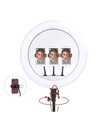 3D-45 Diamond 2.1 mt Tripod 45 cm RGB Led Kumandalı Selfie Işığı (Siyah)