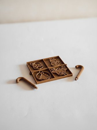 Kurabiye Kalıbı 4'lü - Dekoratif ve Kullanışlı 3D Maket Aksesuar
