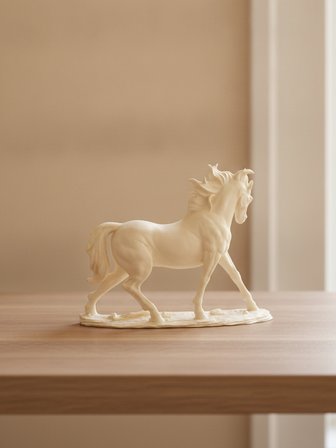 Koşan At Modeli - Dekoratif 3D Maket Hediyelik 15cm