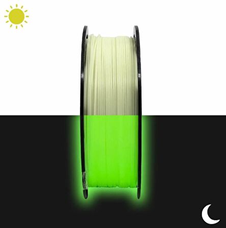 ELAS GLOW PLA+ Filament Yeşil 1.75mm 1Kg Standart