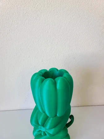 Özel Tasarım Dolmalık Biber Ve Limon Saksı Seti - El Boyaması Mini Vazo / Dekoratif Mutfak Objesi - Bioplastik