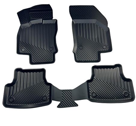 Renault Fluence 2009-2016 İle Birebir Uyumlu 3D Oto Paspas Ruins