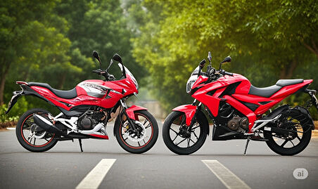 Bajaj Pulsar RS200 / NS200 Uyumlu Aerodinamik Ön Kanatlar Modifiye Winglet  (Sağ/Sol Takım) - Siyah 