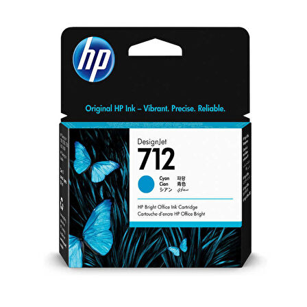 Hp 712-3ED67A Mavi Orjinal Kartuş