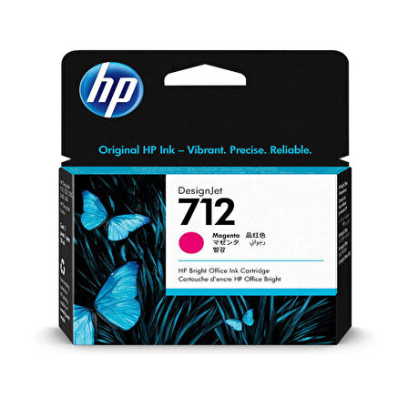Hp 712-3ED68A Kırmızı Orjinal Kartuş