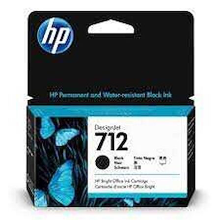 Hp 712 Siyah Orjinal Kartuş 3ED70A
