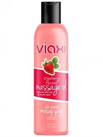 Viaxi Masaj Yağı Çilek Aromalı 177 ml.