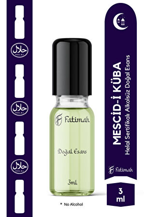 Mescid-i Küba Doğal Esans Alkolsüz Esans Esansiyel yağ Roll On Esans Natural Essence 3ml