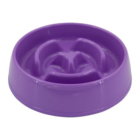Delux Serisi Kolaytemizlik Kullanışlıeşya Şiktasarım Petshop Kedi Köpek Yavaş Mama Yeme Kabı 375 ml