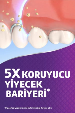 Corega Maksimum Tutuş + Kalkan Diş Protez Yapıştırıcı Krem 40 gr x 3 Adet