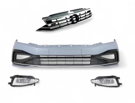 Vw Passat B8 R-Line Ön Tampon Set B8.5 Tip 2015-2019 3G0807217P
