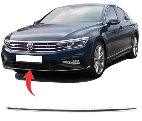 Vw Passat B9 2019>> Ön Tampon Kromu Orta Alt 3G0853245D