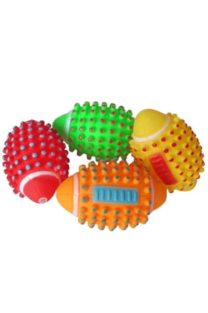 1 Adet Köpek Diş Kaşıma Topu – Sesli Dikenli Tasarım, Isırmaya Dayanıklı Köpek Oyuncağı, Chew Toy, Dental Ball