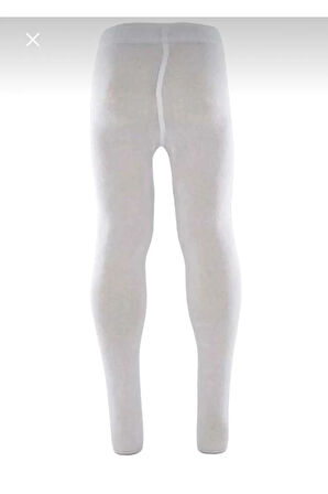 Ekinoks Koton %100 Pamuk 3 adet Beyaz Kilotlu Çocuk Çorabı 0-14 Yaş 100-B