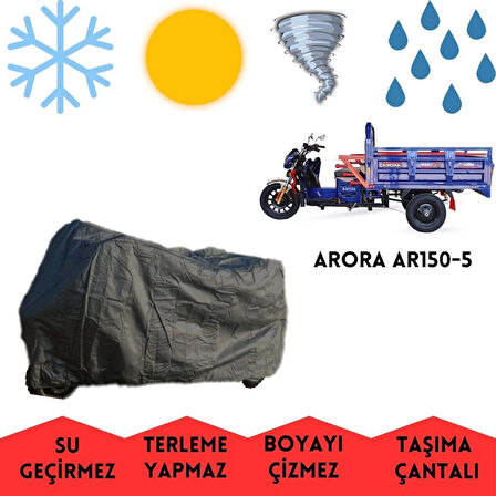 Arora AR150-5 Kargo Kabinsiz Kasalı Motor Brandası Su Geçirmez