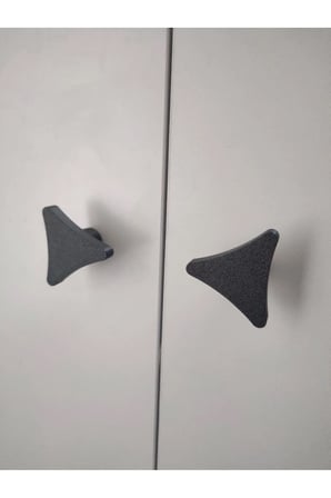 DÜĞME KULP 3,5cm (1 ADET) MUTFAK BANYO VESTİYER ÇOCUK ODASI KUPLU (Vidalar Dahil)
