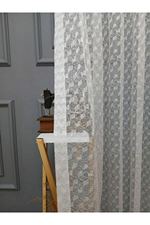 Farbateks Dikim Atlas Örme Modern 3kat Tül Perde