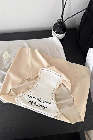 UNREAL 3'lü Külot–Nefes Alabilir, Terletmeyen Konforlu İthal Çamaşır İz Yapmayan Yüksek Bel Lazer Kesim